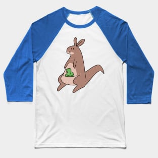 Kangaroo and Snake Baseball T-Shirt